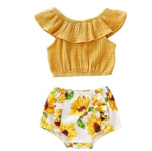 2 Piece Summer Baby Girl Outfit